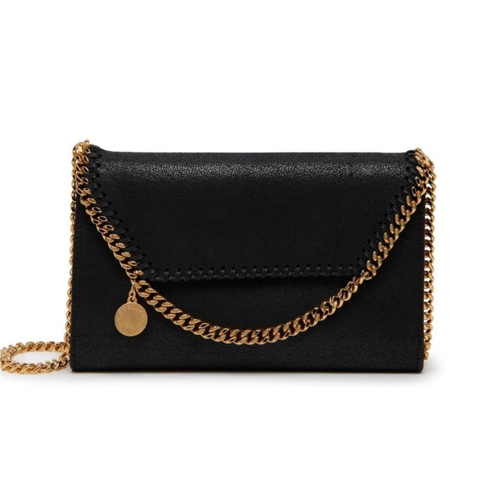 Stella McCartney Mini Crossbody Falabella Bag in Black - Picture 7 of 8